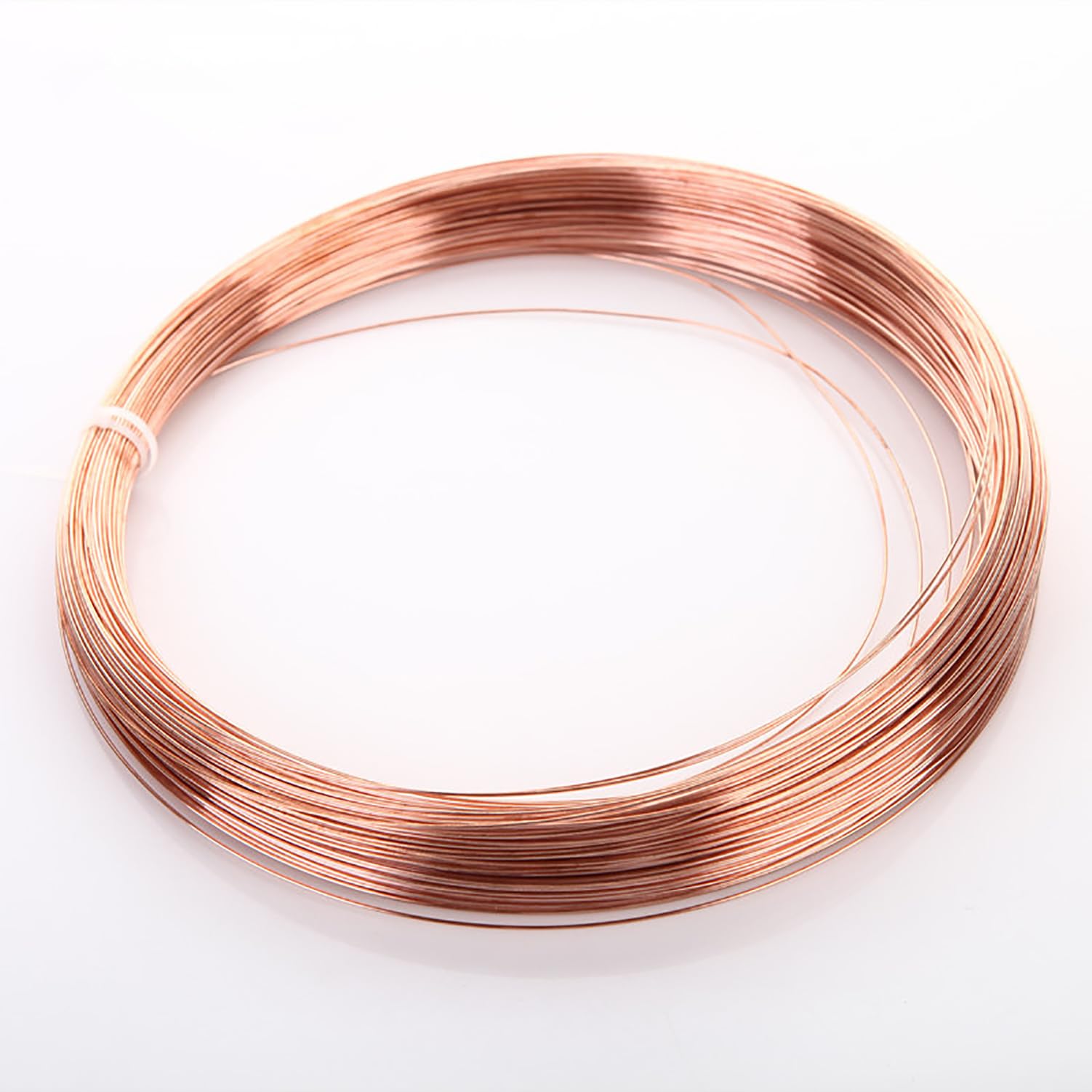 32 Feet Pure Copper Wire for Jewelry Making Bare Copper Wire Round Bright for Electroculture Gardening Plants Beading Crafts(0.3mm)