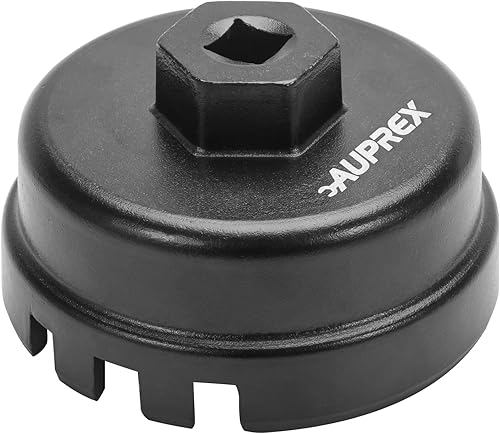 Miniatura 8 de Llave de filtro de aceite de 14 flautas de 3.307 in, acero cromado, compatibilidad universal con motores diésel Mercedes, Dodge y Jeep 3.0L