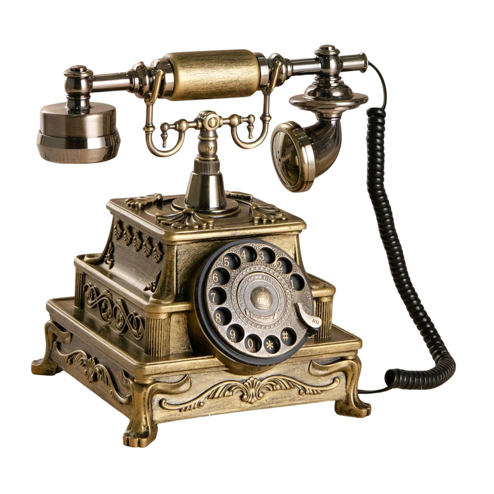 Corded Retro with Redial Vintage Old for Office Cafe Living Room Bronze|Consumer Electronics | Home Teles & Accessories | Corded Teles-image-9