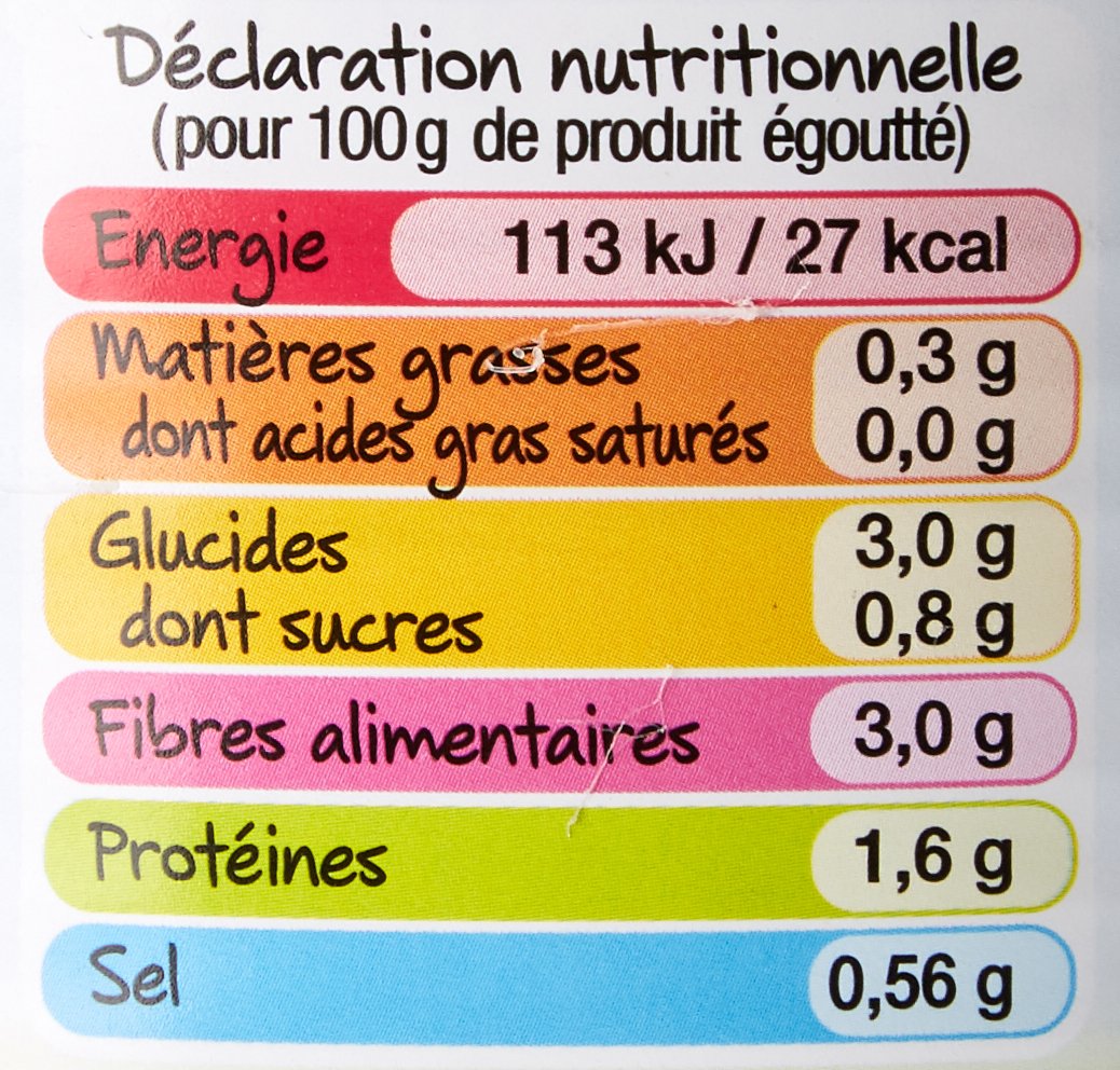 d'aucy Duo Haricots Verts/Haricots Beurre Sous Vide 300 g - Lot de 6