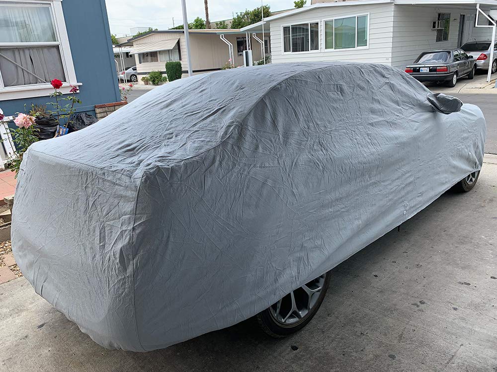 CarsCover Custom Fits 2011-2022 Chrysler 300 300C Sedan Car Cover Heavy Duty Weatherproof Ultrashield Covers — view 7