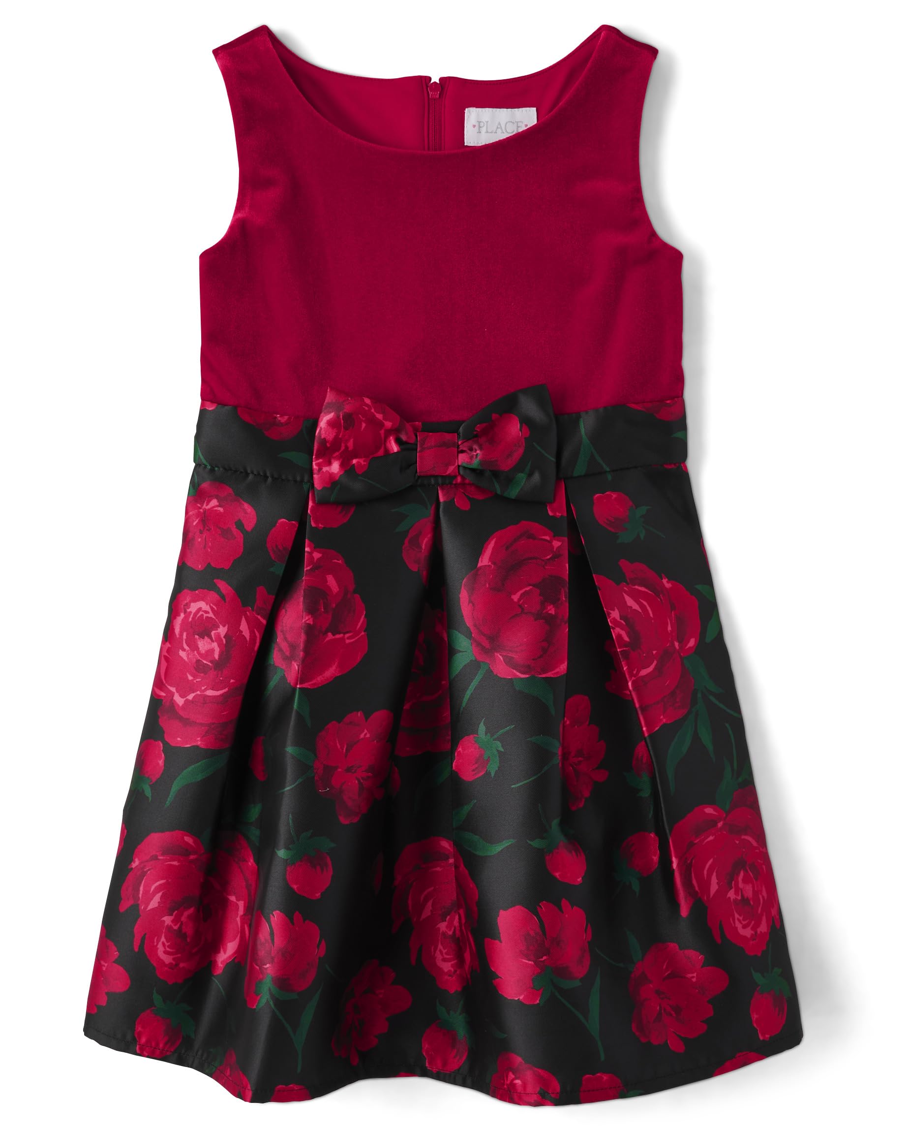 The Children's Place, Sleeveless Holiday Dressy Dress,16