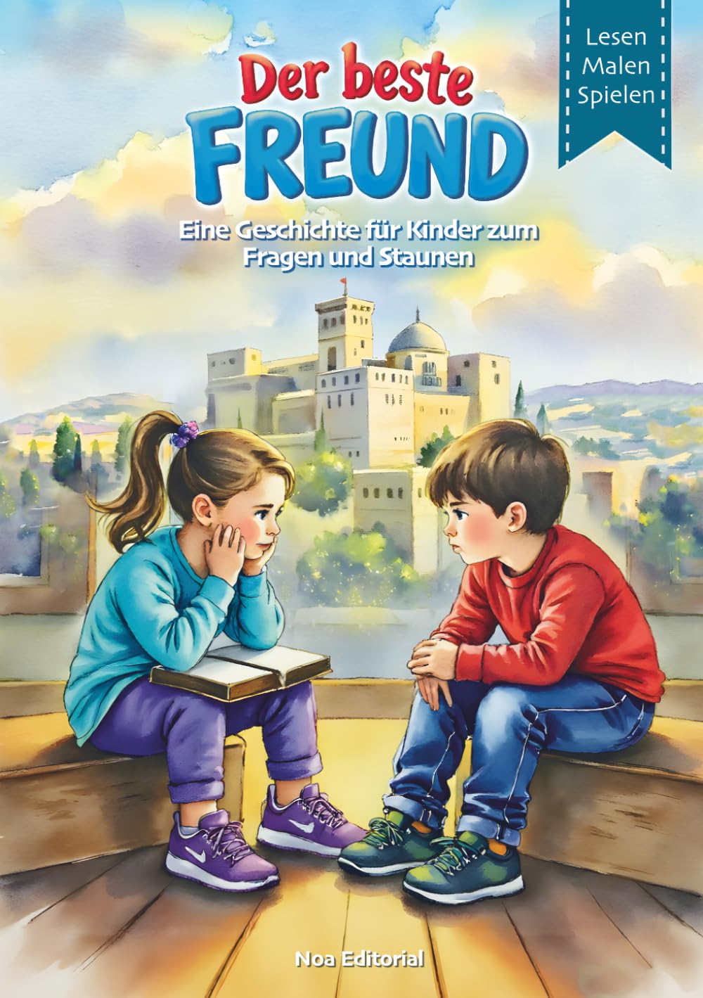 Der beste Freund: Ein liebevoll gestaltetes Kinderbuch über Jesus, Freundschaft, Glauben und Hoffnung – mit Illustrationen, Ausmalbildern, Rätseln und Labyrinthen