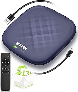 CarPlay AI Box 【お得なセット】2024年10月革新アップデート版 +リモコン カープレイ Android 13.0 アダプター 画面2分割 純正有線CarPlay車両専用 Bluetooth通話 GPS内蔵 YouTube Netflix Hulu視聴対応 ワイヤレスCarPlay Android Auto カーナビタブレット化