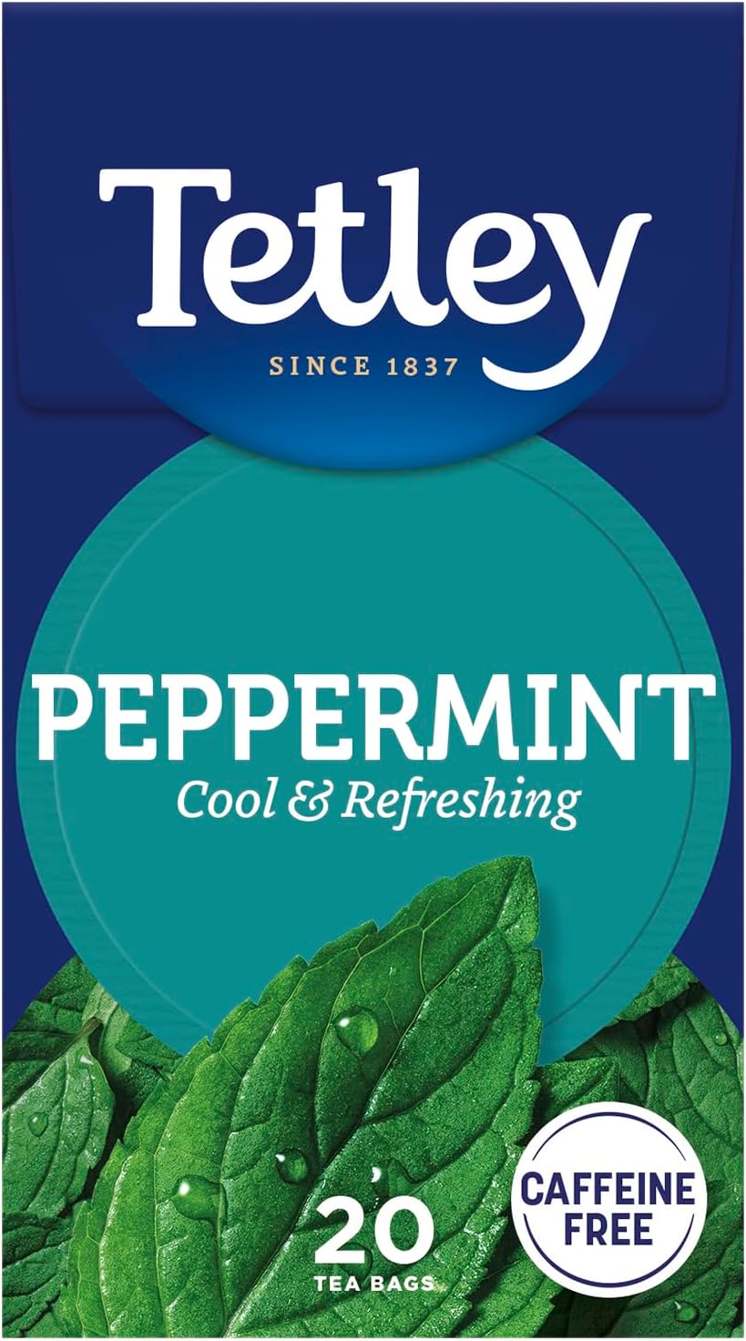 Naturally Caffeine-Free - Smooth & Cooling Herbal Infusion - Rainforest Alliance Certified, Naturally Caffeine-Free Herbal Tea,Packaging may vary