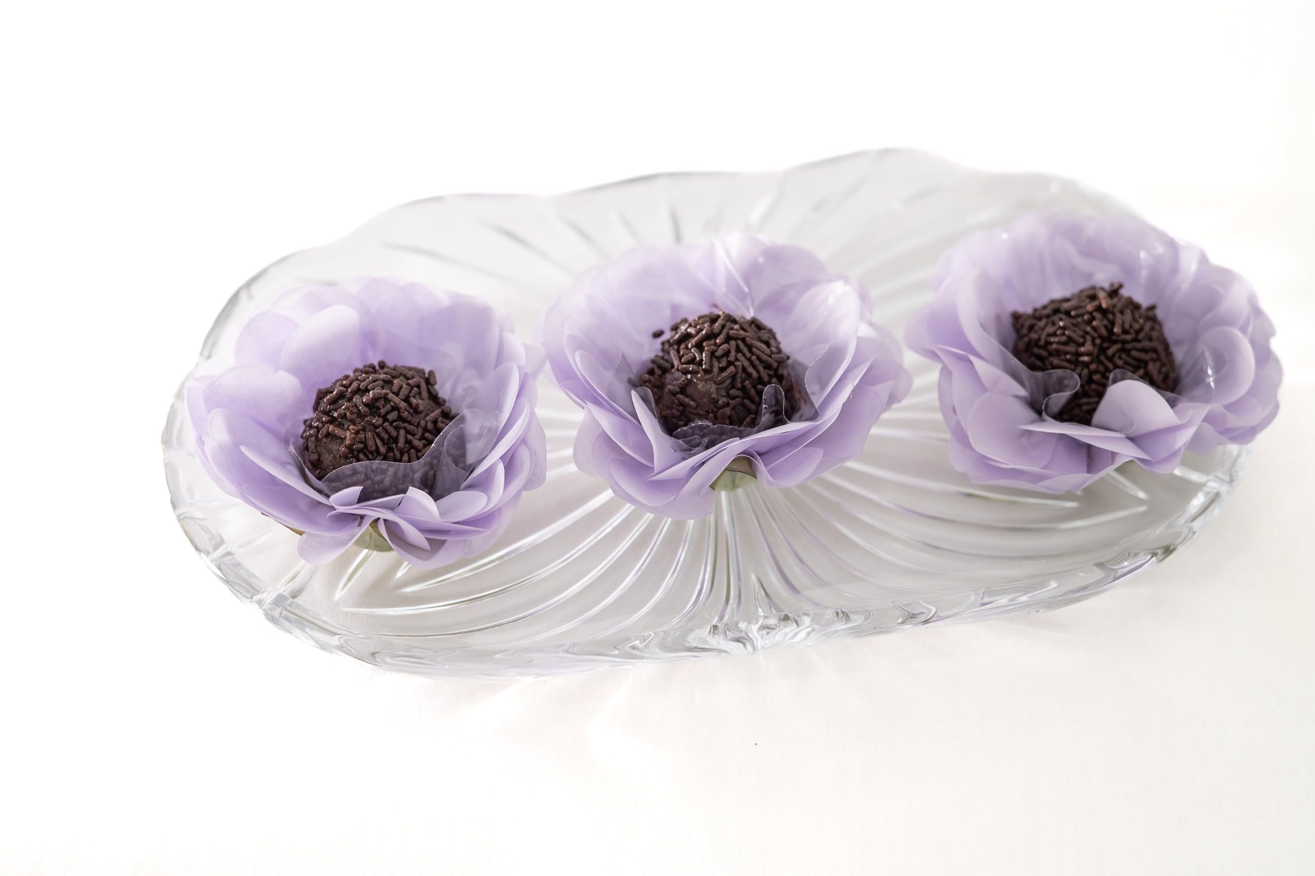 Handmade Paper Truffle Cups | Truffle Liners | Truffle Wrappers | Fominhas | Candy cups for chocolate | Forminhas de Brigadeiro | Candy liners - Pack