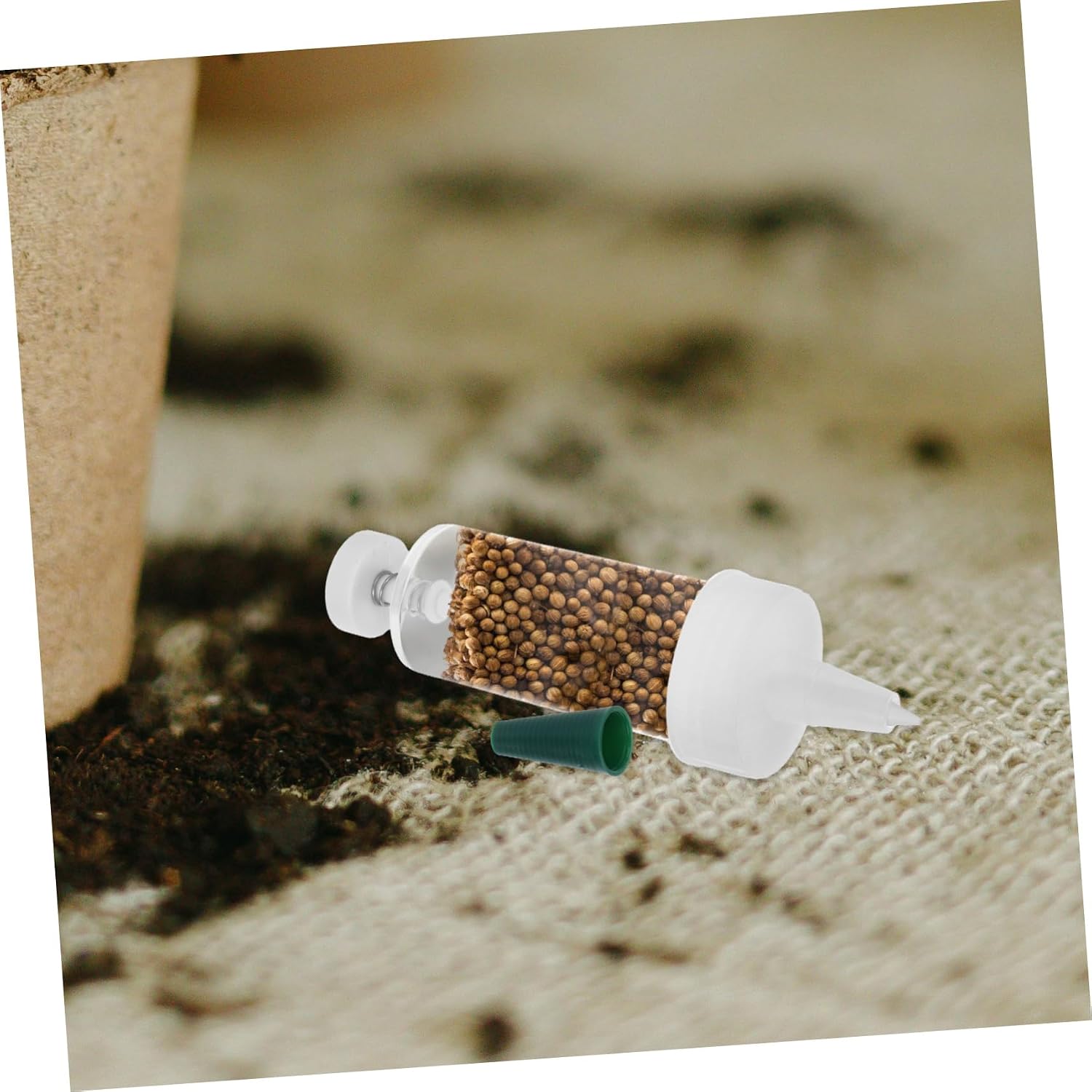 Milisten Mini Hand Held Seeder Efficient Sowing Dispenser Tool for Accurate Planting Durable Mini Spreader for Vegetables and Flowers Convenient Garden Tool for Precise Seeding