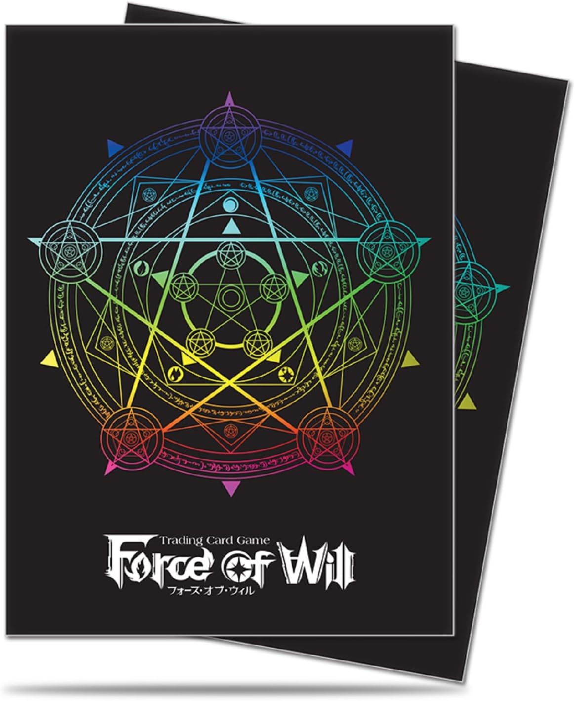 Force of Will "Magic Circle" Deck Protector Sleeves (65 ct.) for Magic, Pokemon, Force of Will, Dragon Ball Super