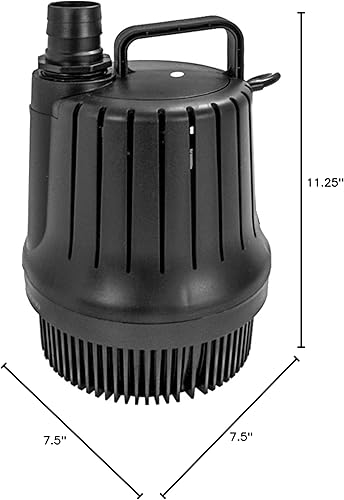 Vista 9 de Danner Manufacturing, Inc., Pondmaster 3000 GPH Bomba de cascada/desnatador, 02660