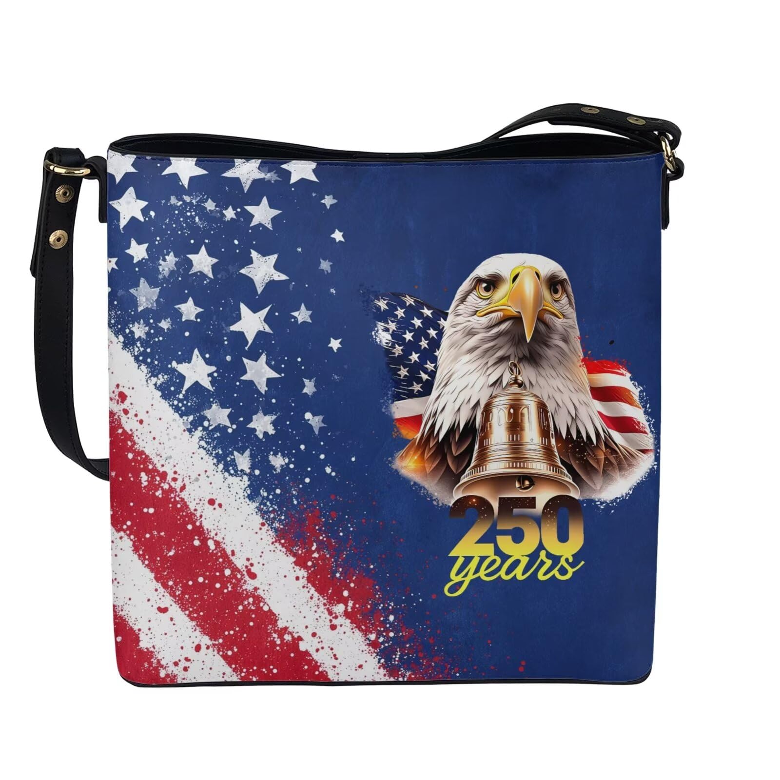 HUGS IDEA Boho Bags for Women Leather Handbag Shoulder Bucket Crossbody Purse
