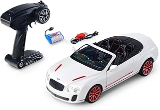 Carson 500404305 1:14 Bentley Continental Supersports ISR 2.4G 100% RTR - Remote Control Car, LED Lighting, RC, RC Vehicle, RC Car 1:14, Remote Controlled Toy