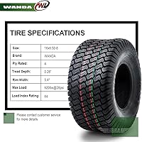 Vista 150 de WANDA One 18x7.50-8 Lawn Mower Cart Turf Tires P332 /4PR