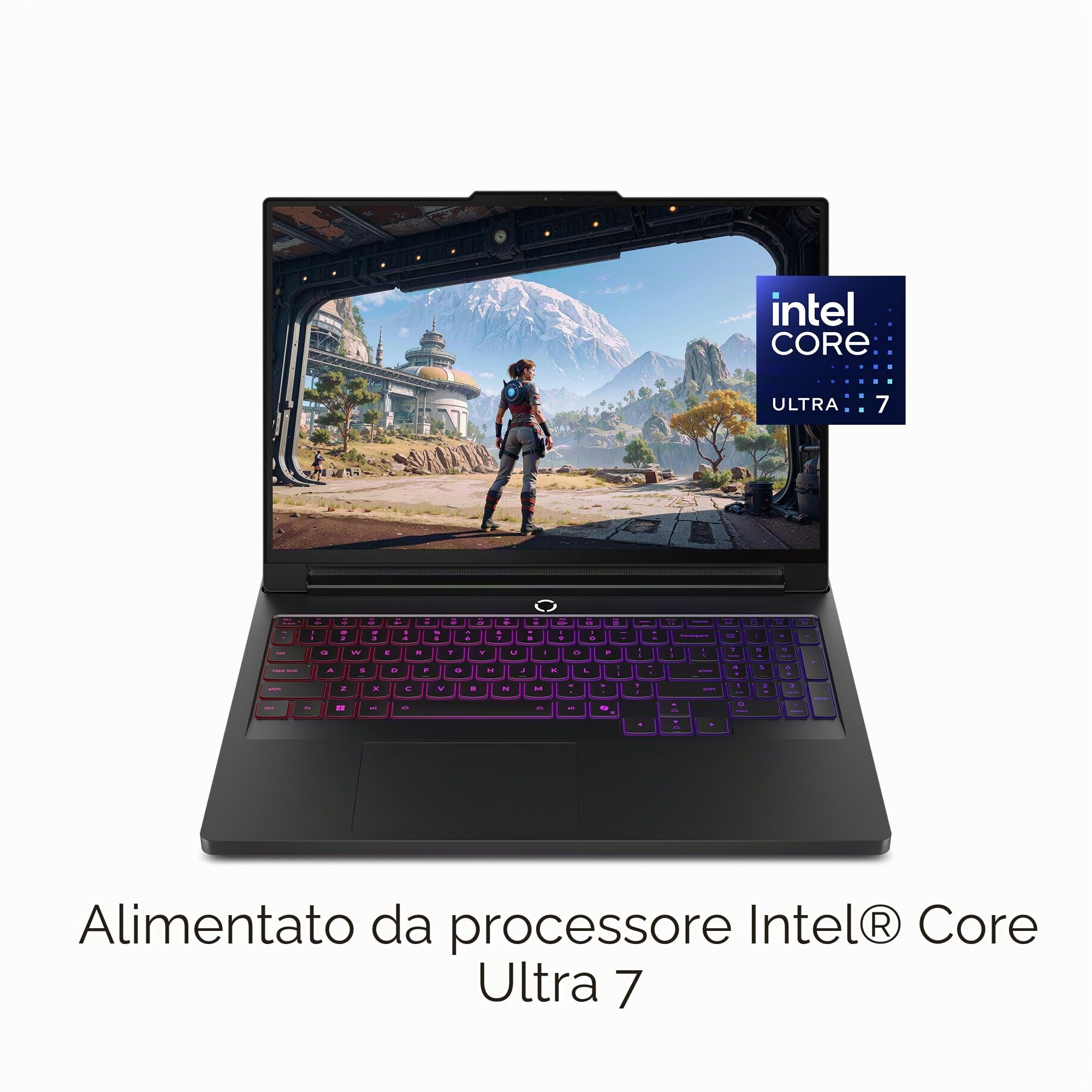 Lenovo Legion Pro 7i – Notebook da Gaming con Intelligenza Artificiale – Intel® Core Ultra 7 255HX – Display OLED WQXGA PureSight da 16" – 240Hz – NVIDIA® GeForce RTX™ 5070 Ti – Memoria 32GB