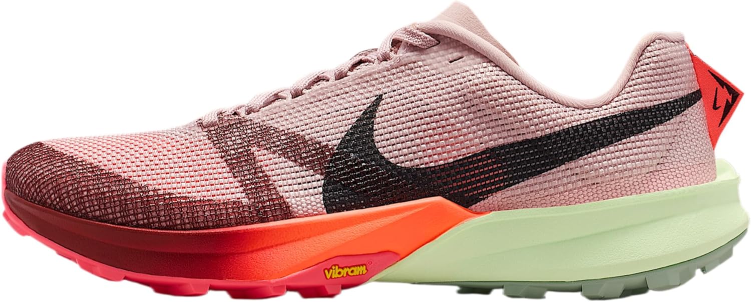 Nike Kiger 10 Trail Running Shoes (Silt Red/Volt Tint/Hot Lava/Burgundy Ash)