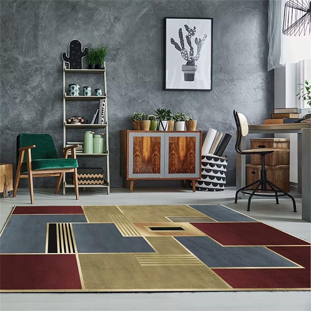 Tapis poil court résistant et durable pour chambre d'enfant et salon