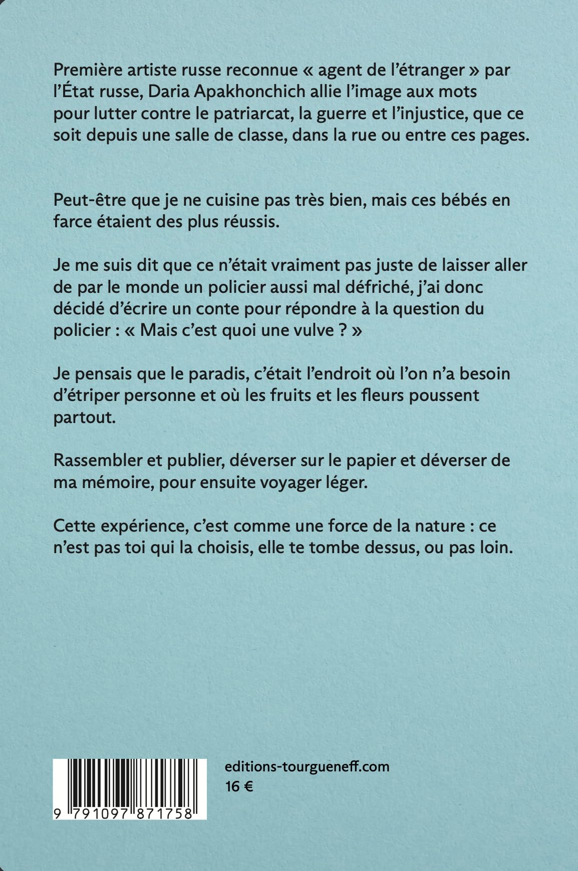 Comme l’eau dans un poisson