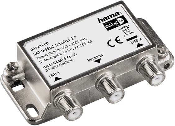 Hama Commutatore SAT DiSEqC Hama Commutatore SAT DiSEqC