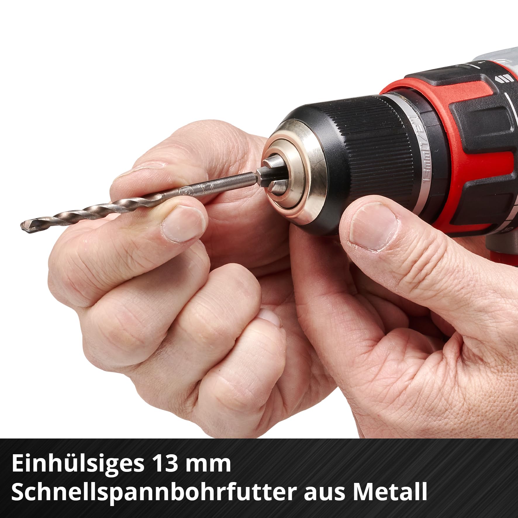 Einhell Te-Cd 18 Li Brushless - Solo Wiertarko-Wkrętarka, Czerwony/Czarny, 25,4 x 8 x 21,5 cm; 1,3 kg