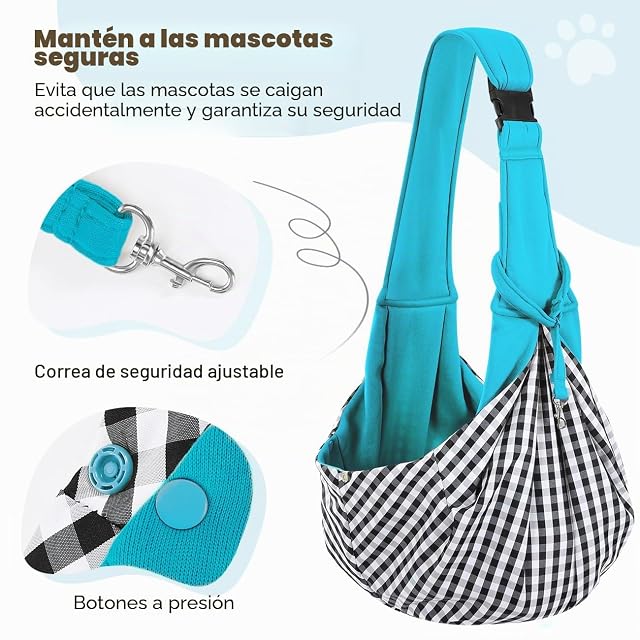 Foto 4 de 7 de Pawaboo Cabestrillo Transportador para Perro Pequeño, para 3-10 Libras