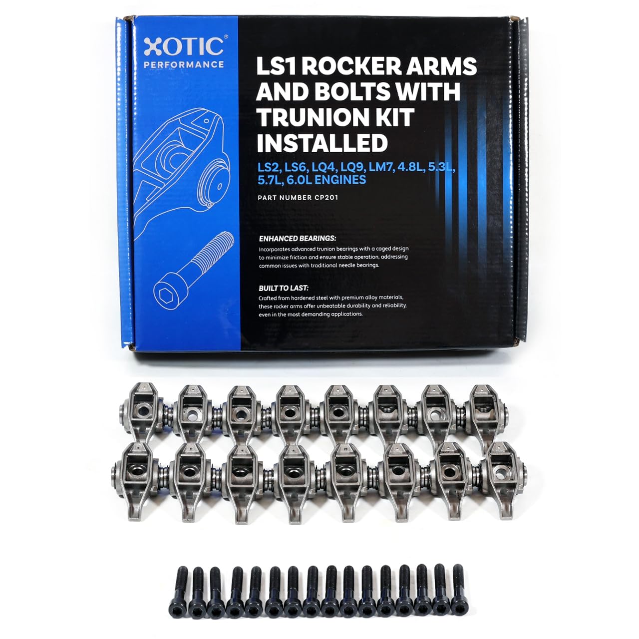 Xotic Performance LS Rocker Arms and Trunnion Kit