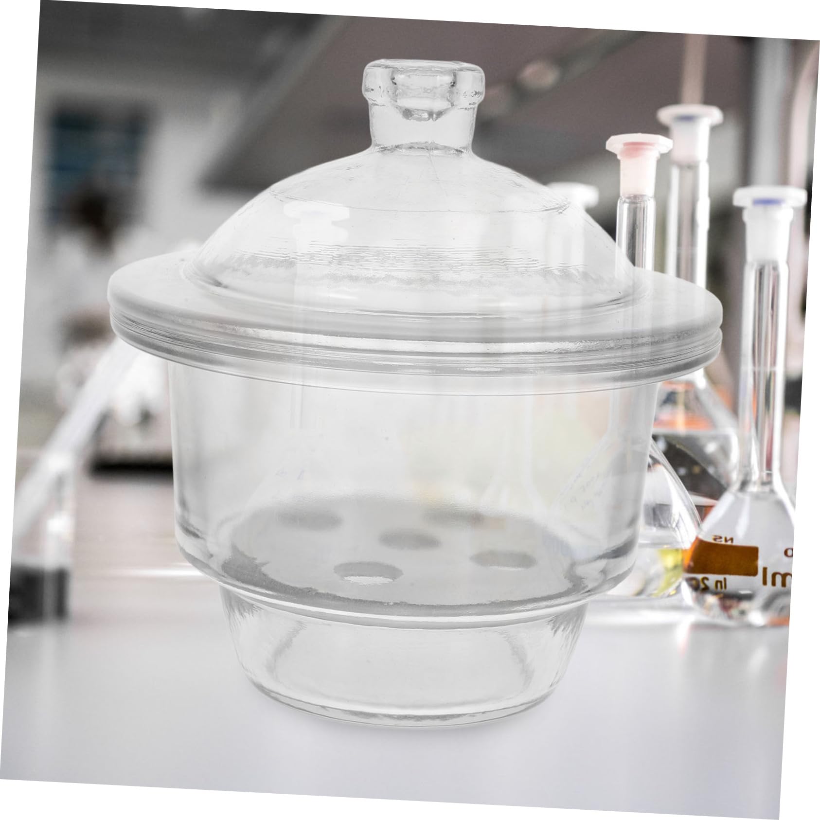 Vakuum Exsikkator Glas Trocknerflasche 150mm Mit Chemischer Beständigkeit Langlebiges Labor Glas Mit Korrosionsschutz Zum Trocknen Und Lagern