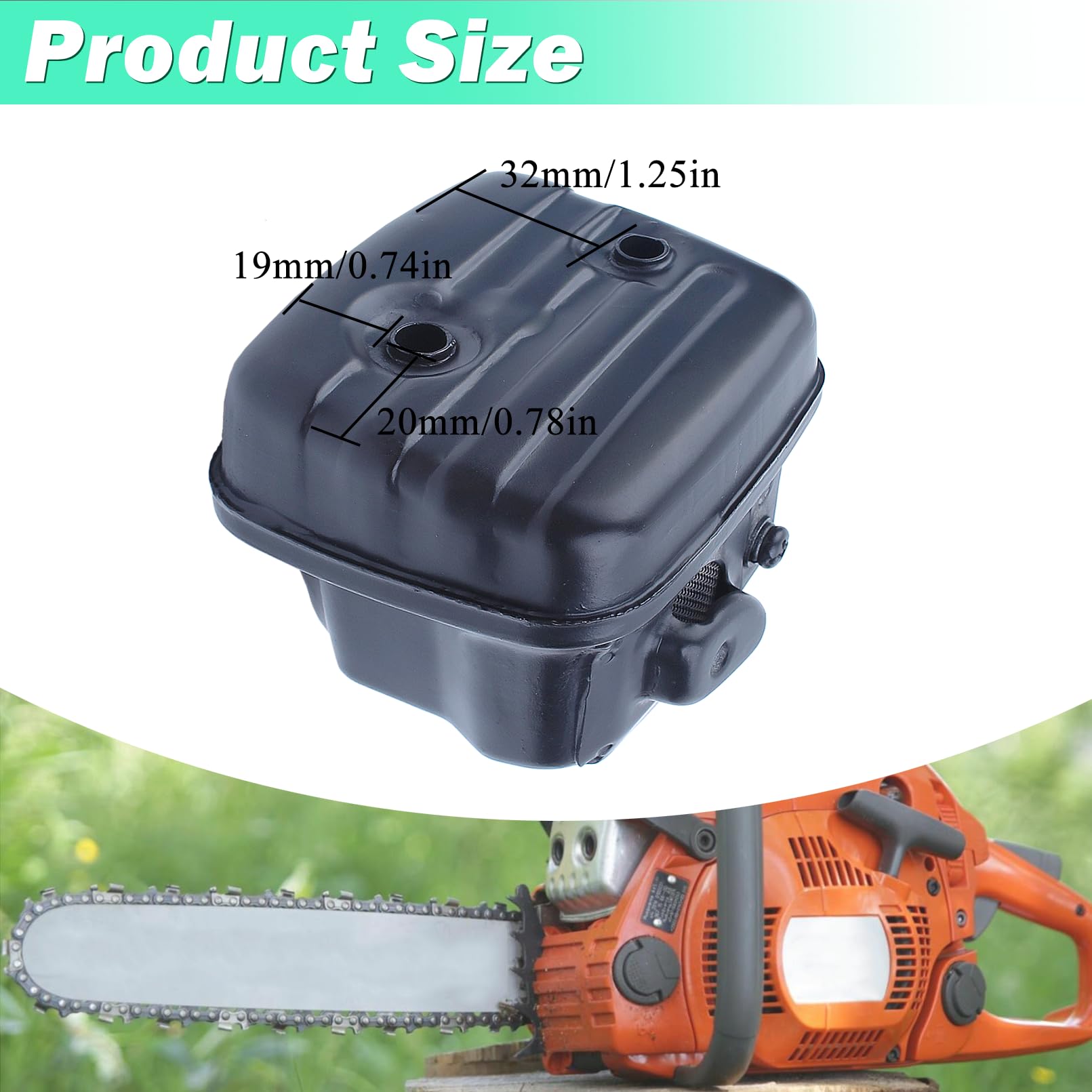Schalldämpfer Auspuffdichtung Für Husqvarna 340 345 346XP 350 351 353 Kettensägen – 6 Stück Set, Ersetzt 503862501
