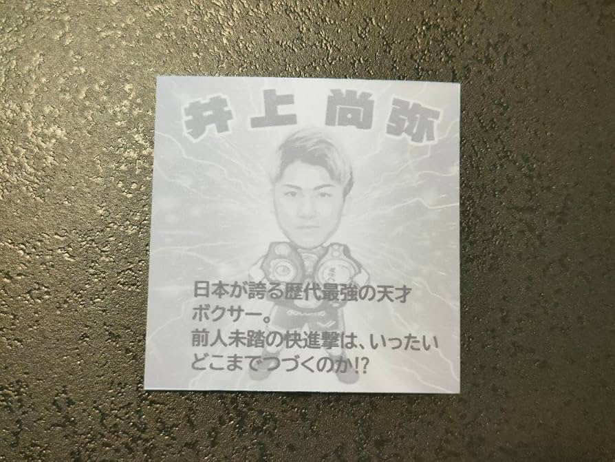 Amazon.co.jp: 井上尚弥① ボクサー シール ステッカー : おもちゃ