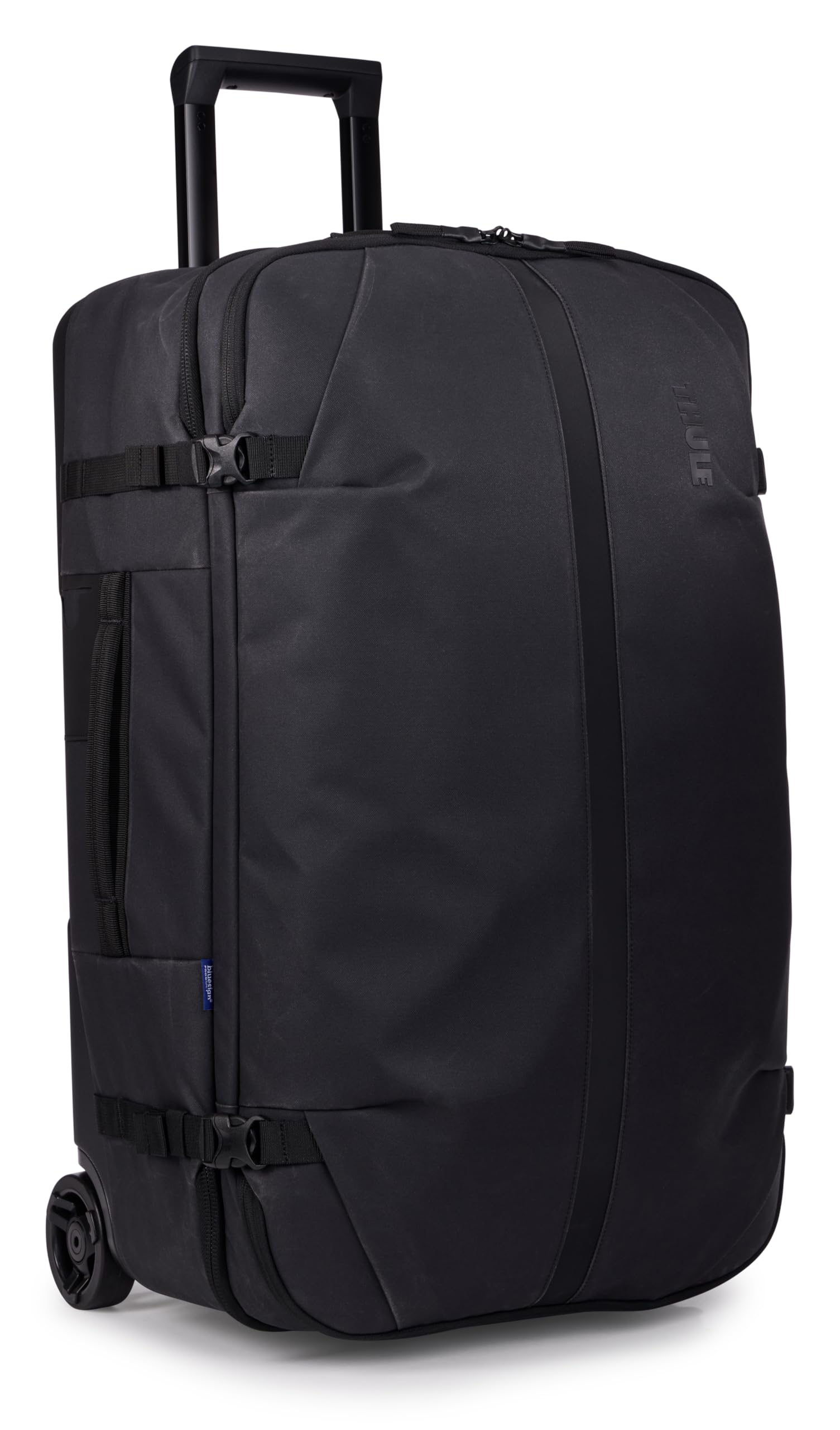 Photo 1 of Thule Aion 70cm Wheeled Duffel - Wet/Dirty storage pocket - Smooth rolling wheels - Interior compression straps - Lockable exterior zippers - 100% recycled fabrics - Waxed, PFC-free fabric