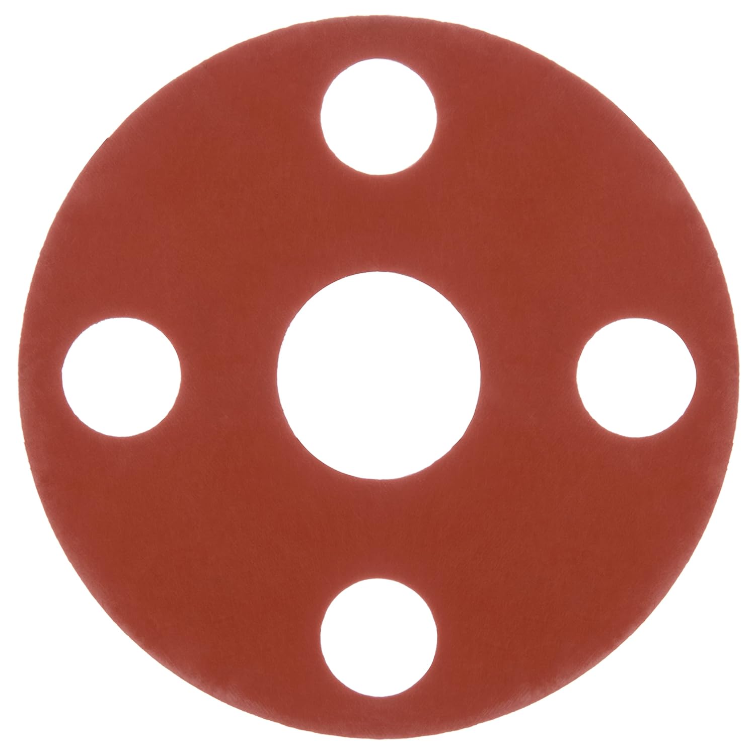 USA Sealing BULK-FG-1543 Full Face Silicone Rubber Flange Gasket for 4" Pipe, 1/8" Height, Class 150