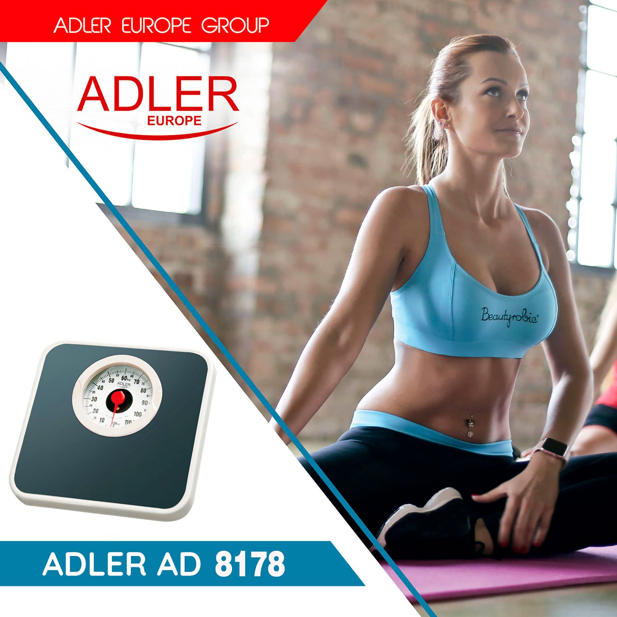 ADLER EUROPE 8178 Waga łazienkowa - Mechaniczna