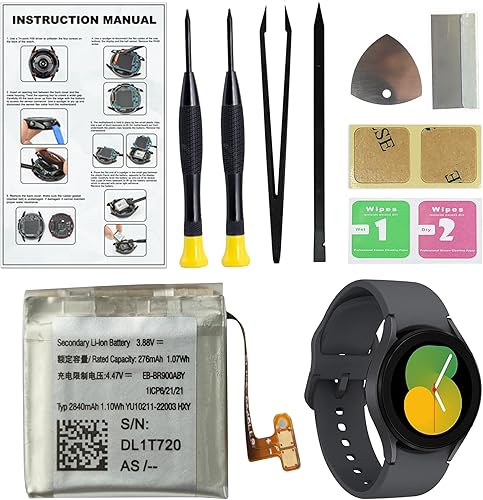 Miniatura 14 de Batería de repuesto para Galaxy Gear S3 Frontier & Gear S3 Classic, EB-BR760ABE Batería compatible con Samsung Gear S3 Frontier y Gear S3 Classic,