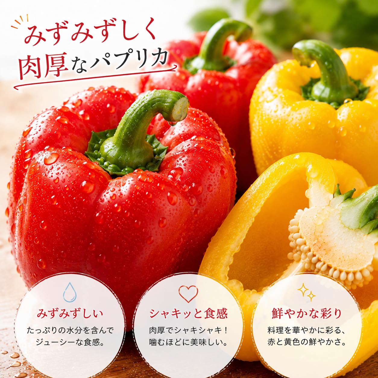 Amazon.co.jp: 【MSKSHOP】赤パプリカ 黄パプリカ 赤黄セット 肉厚