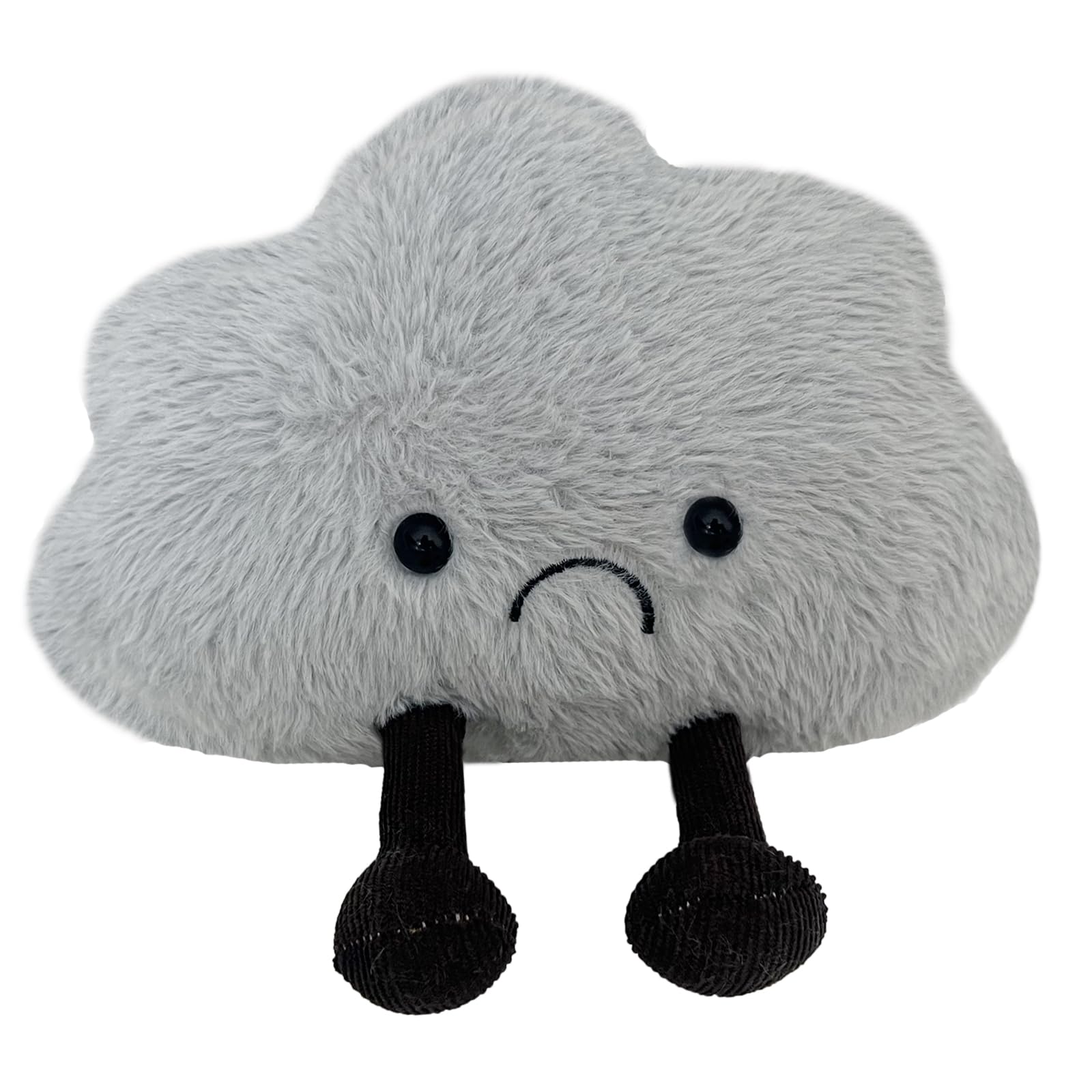 New Cute Grey Cloud Plush Toys, Fun Birthday Gifts for Boys and Girls with Plush Toys (Grey)