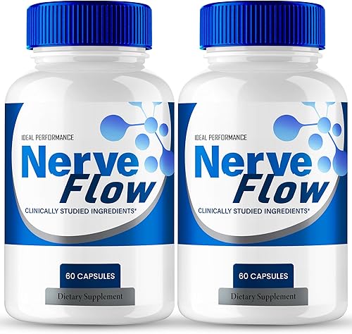 Flujo nervioso para cápsulas de neuropatía, suplemento de flujo nervioso píldoras avanzadas para la salud nerviosa, extra fuerte, circulación