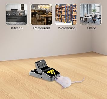 8 Pack Mouse Traps Indoor/Outdoor, Catcher, Mice Traps