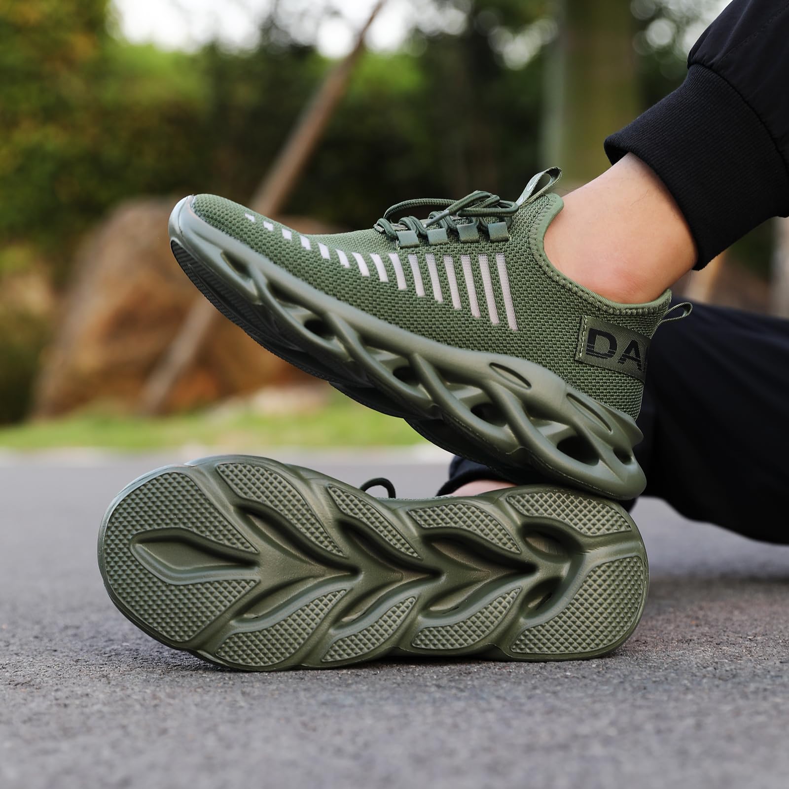 Dannto Scarpe da Ginnastica Uomo Donna Sneakers Running Sportive Basket Outdoor Respirabile Mesh Scarpe da Corsa Tennis Fitness Unisex