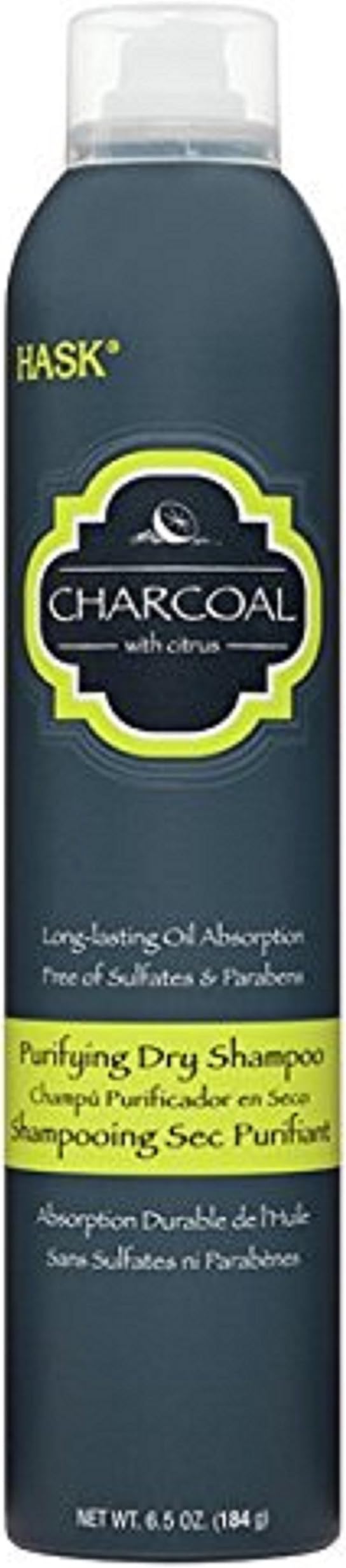 Hask Charcoal With Citrus Purifying Dry Shampoo, 6.5 Ounce