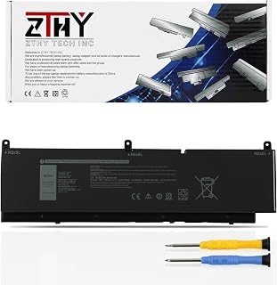 ZTHY PKWVM Battery Replacement for Dell Precision 7550 7560 7750 7760 Series Laptop C903V CR72X 17C06 0CR72X 0447VR 068N03 95Wh 11.4V 7922mAh