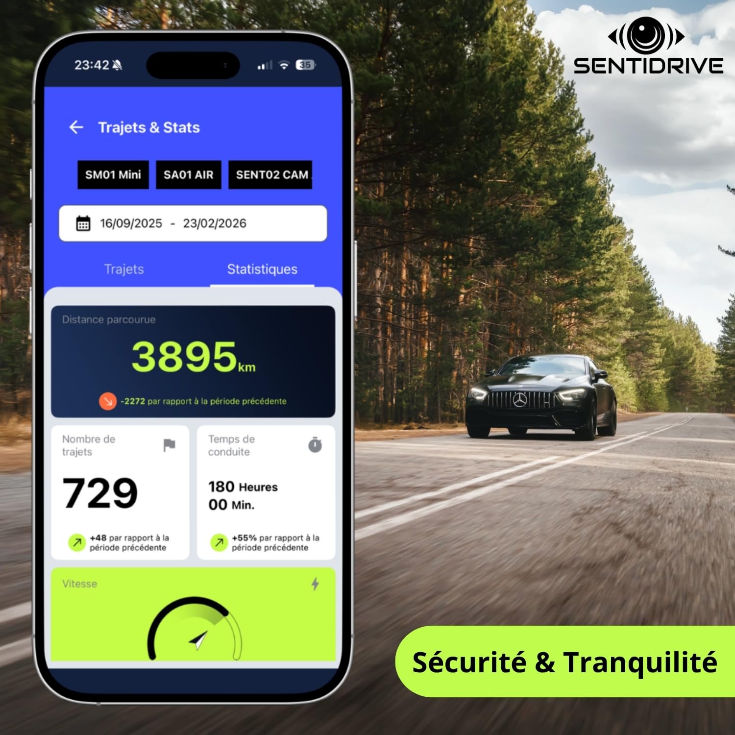 Rastreador GPS para coche independiente con batería – Rastreador GPS sin suscripción (solo caja) – Línea directa de asistencia 24/7 – Baliza GPS para coche de alta precisión (1 seg) – Detección en el