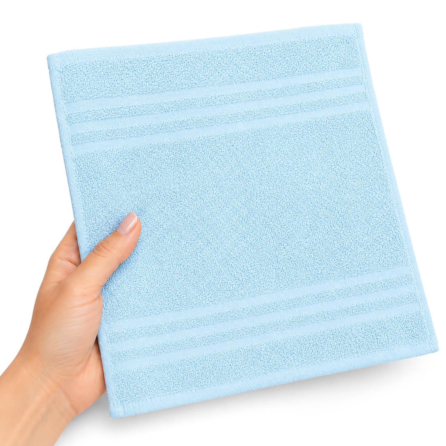 com-four® 30 x zestaw 10 myjek 30 cm, 100% bawelna, miekkie i chlonne