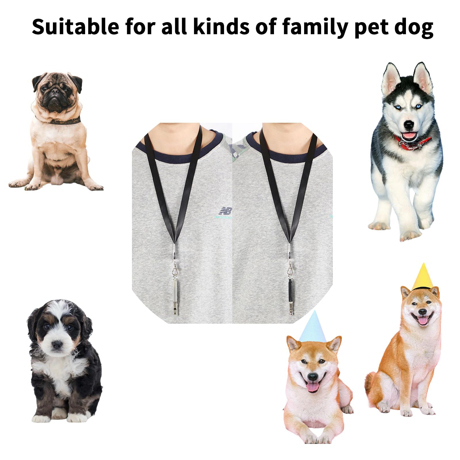 Bailinks Professional Ultrasonic Dog Whistle Set-Adjustable Frequency for Effective Training and Recall - Image 4