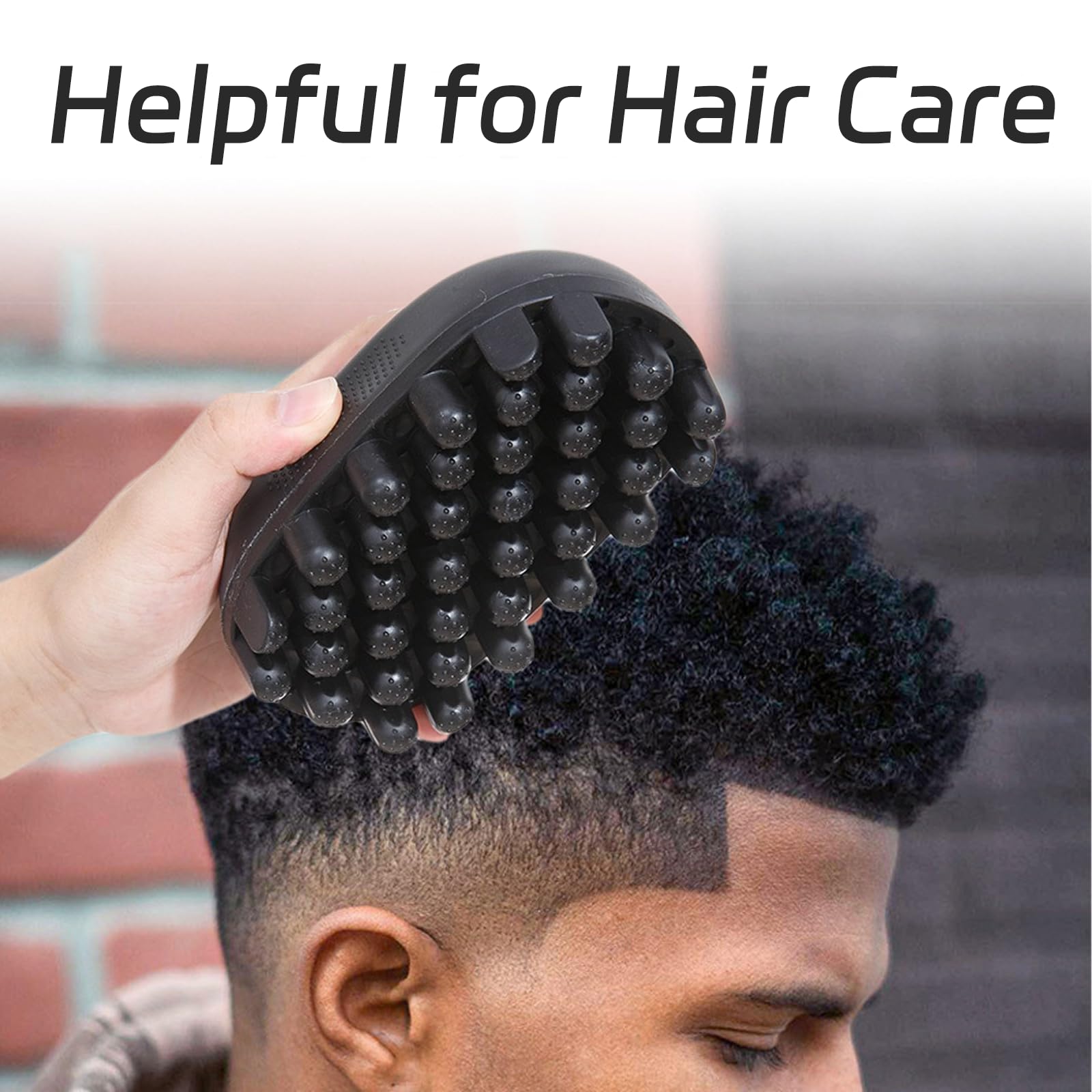 fKiZanthene Hair Brushes, Afro Sponge for Curls - Image 3