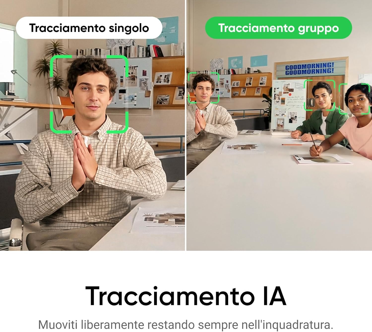 Webcam Insta360 Link 2 PTZ 4K - Con IA Tracking, HDR, Microfono Noise Cancellation, Per PC/Mac - Foto 5