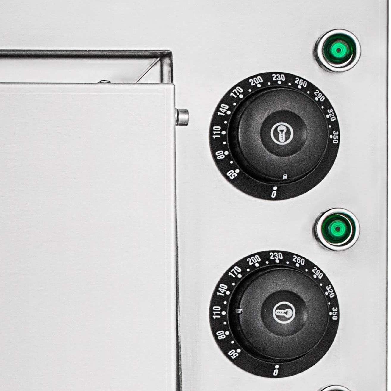 INTBUYING DoubleDeck Stainless Steel Electric Pizza Barbados Ubuy