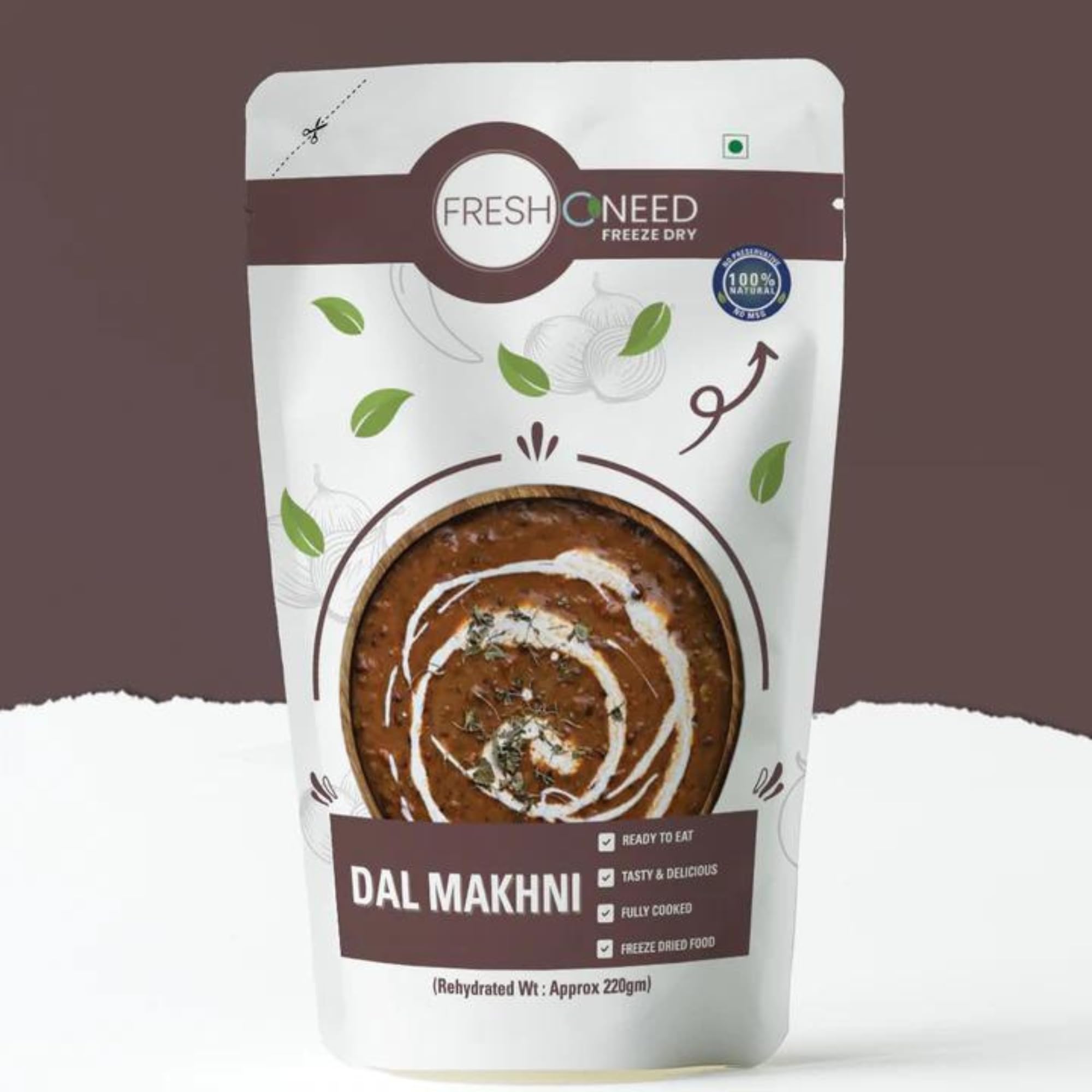 FreshOneed Dal Makhani | Ready to Eat & Cook Meal | Single Serving | Pack of 1 | After Cooking Gets 220GM to Serve | Vegetarian Meal | Rich & Creamy Lentil Delight | Easy to Prepare�Just Add Water and Cook (B0DCZVLMLG) Amazon Price History, Amazon Price Tracker