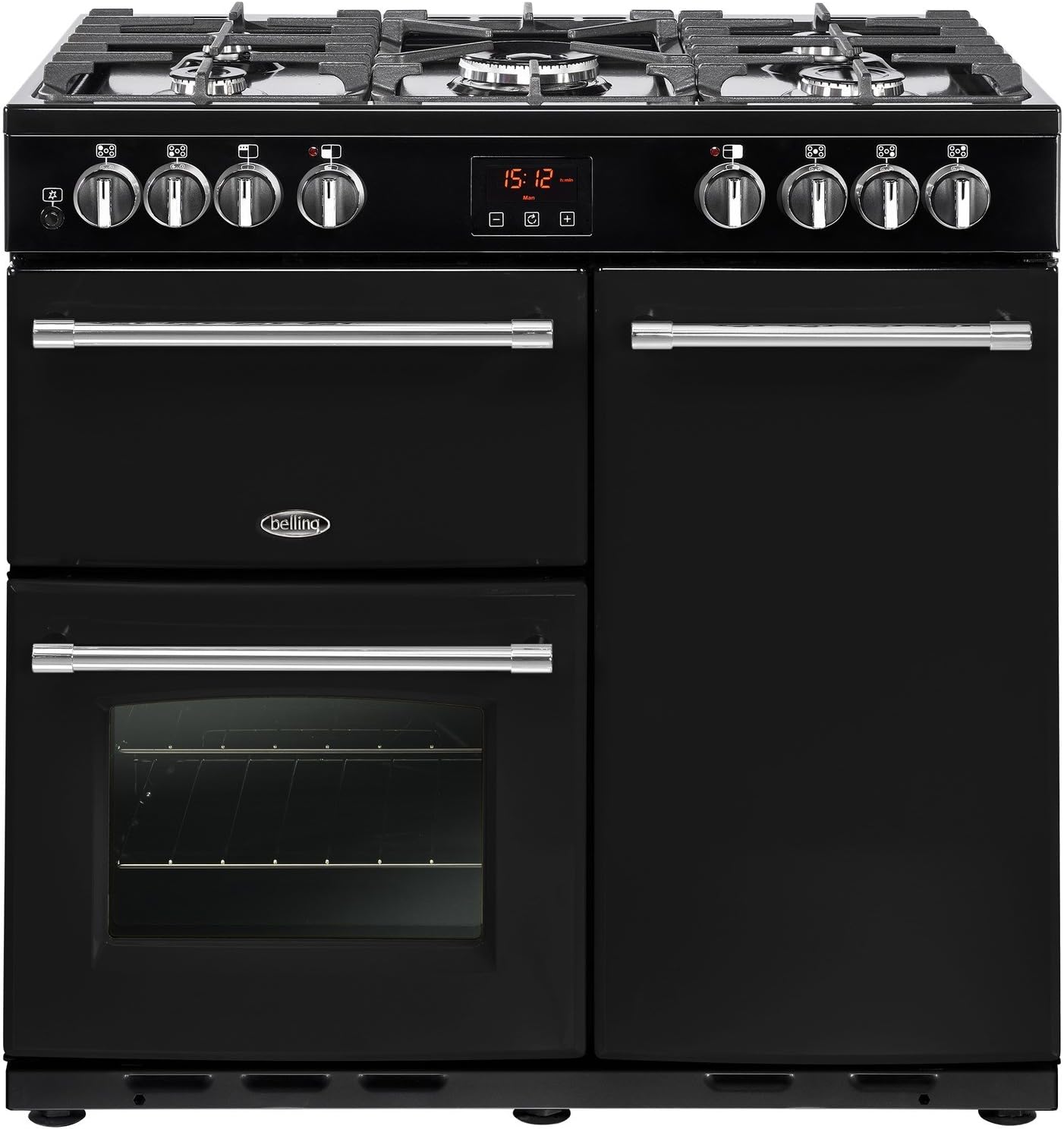 Beko KDVI90X 90cm Induction Range Cooker in Stainless Steel 5 Hotplate