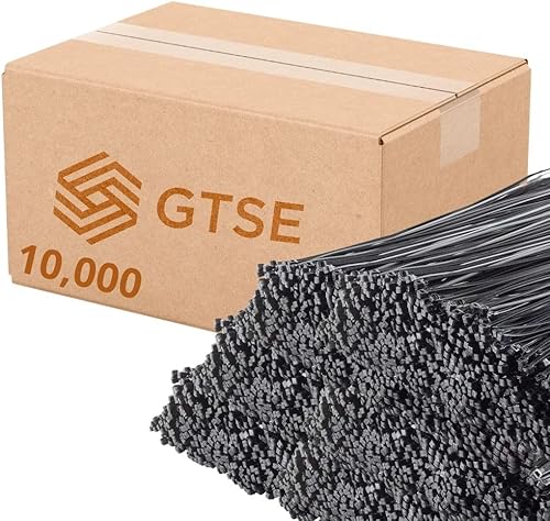 Miniatura 120 de GTSE - Paquete de 100 bridas con cremallera de 20.3 cm, color plateado/gris, 8.06 kg de resistencia, bridas de nailon grises resistentes a los rayos