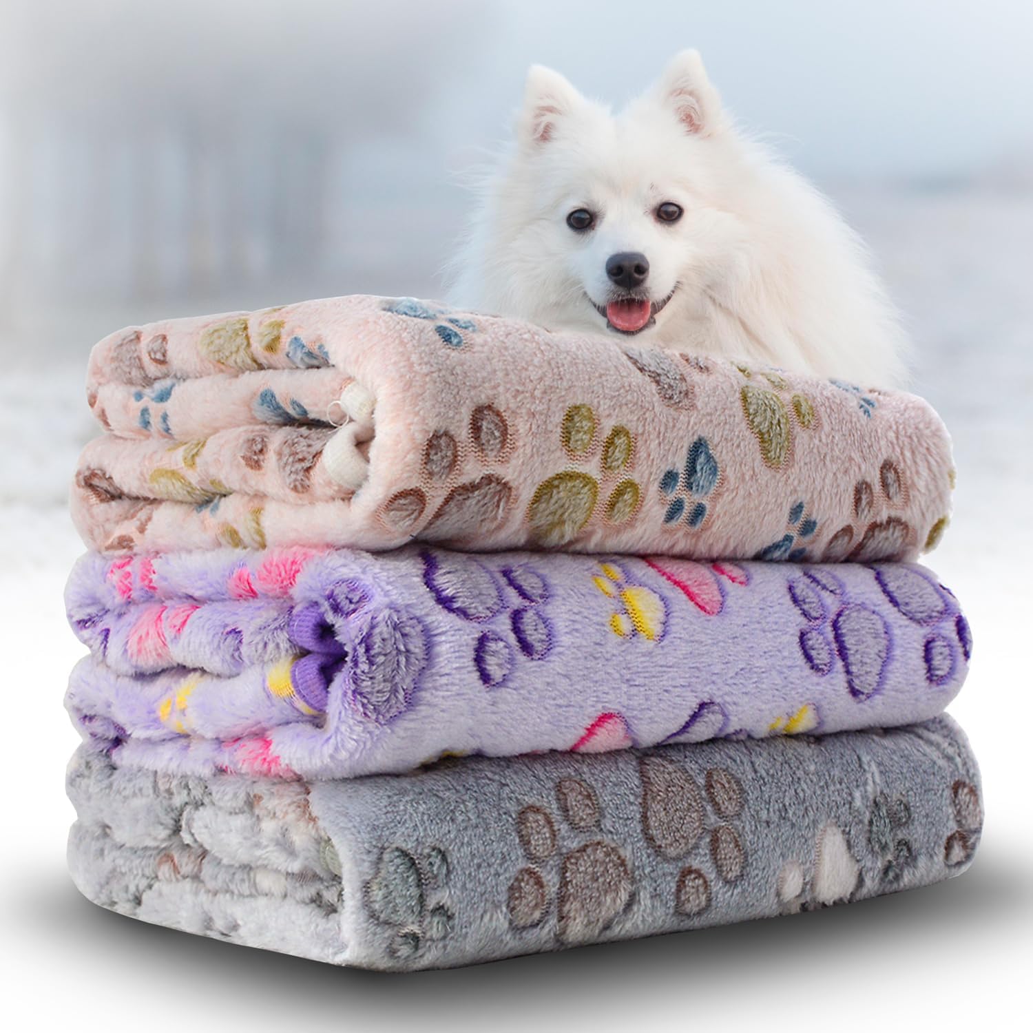 1 Pack 3 New Dogs Blankets for Large Dogs Medium Pet