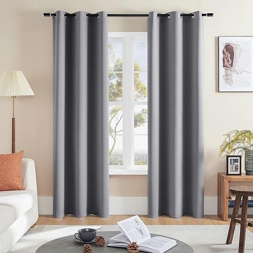 Rutterllow - Cortinas opacas con ojales, 2 paneles