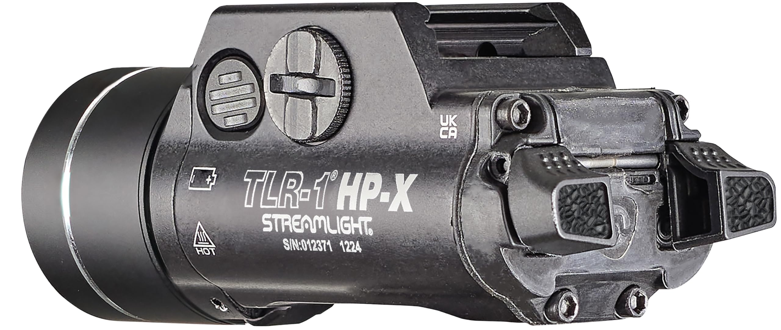 Streamlight 69167 TLR-1 HP-X 1000 lumen High Candela montato su rotaia, include chiavi di localizzazione e batterie al litio, nero